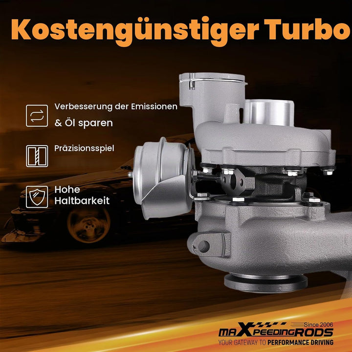 maXpeedingrods Turbolader für A3 8P Sportback Golf V GT 2.0 TDI AZV BKD 140PS 03G253010JX