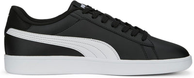 PUMA Unisex Adults' Fashion Shoes SMASH 3.0 L Trainers & Sneakers, PUMA BLACK-PUMA WHITE, 39