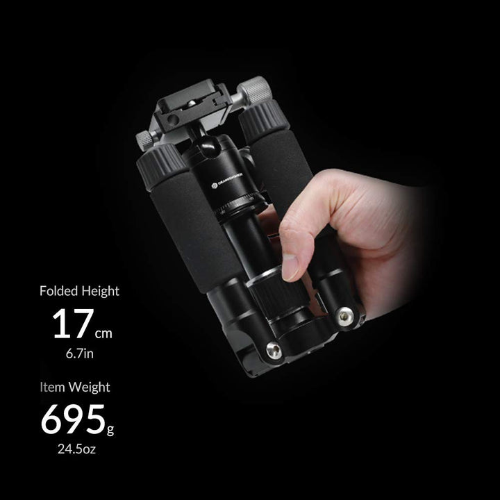 Stativ 50 V (Schwenkstange, Smartphone-Halterung im Lieferumfang enthalten), 50,8 cm (20 Zoll), leic