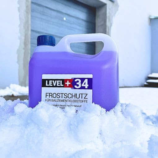 2 L Frostschutz für Bauzementklebstoffe, Zementkleber Fliesenkleber für thermische Isolierklebstoffe