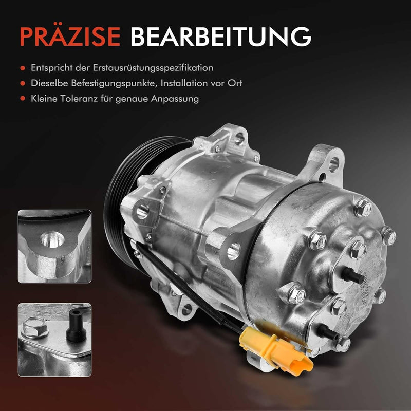 Frankberg Klimakompressor Kompatibel mit C5 I DC 2.0L-2.2L 2001-2004 Jumper 244 Z 2.0L-2.8L 2002-200