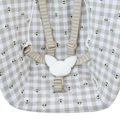 JYOKO Kids Bezug kompatibel mit Stokke Newborn (Picnic Vichy), Picnic Vichy