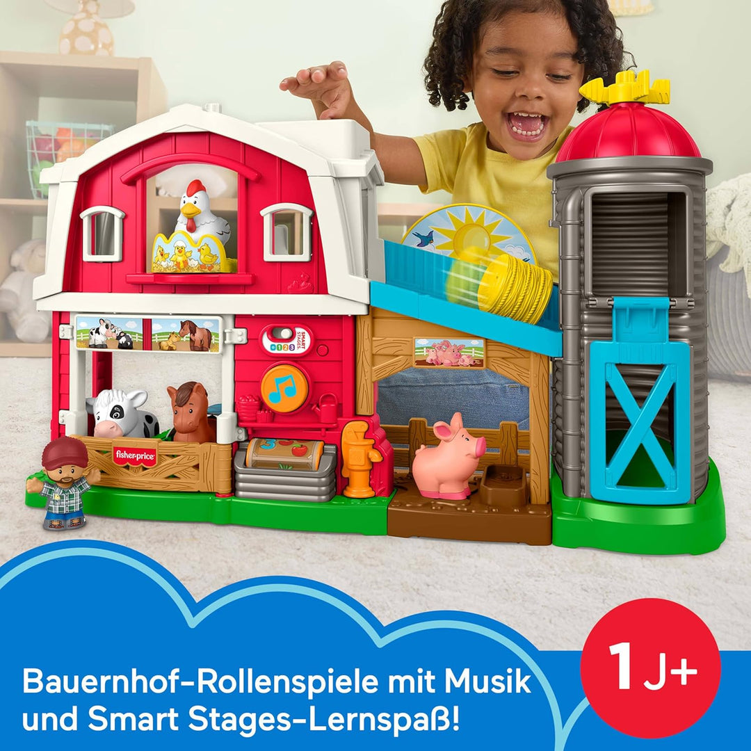 Fisher-Price Little People Tierfreundlicher Bauernhof. Interaktives Spielset für Kinder von 1–5 Jahr