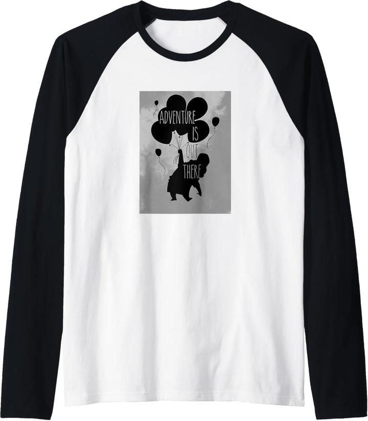 Disney Pixar Up Russell Balloon Silhouette Raglan
