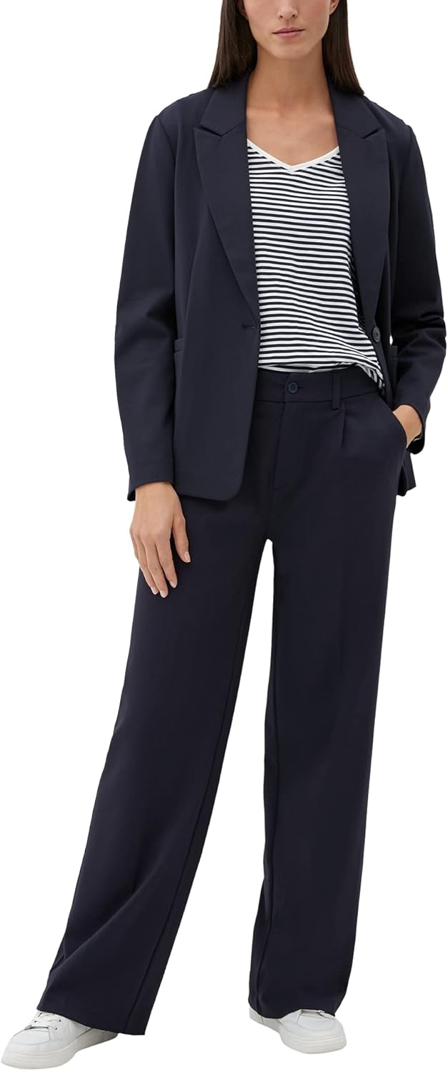 s.Oliver Damen Blazer 34 Blau, 34 Blau