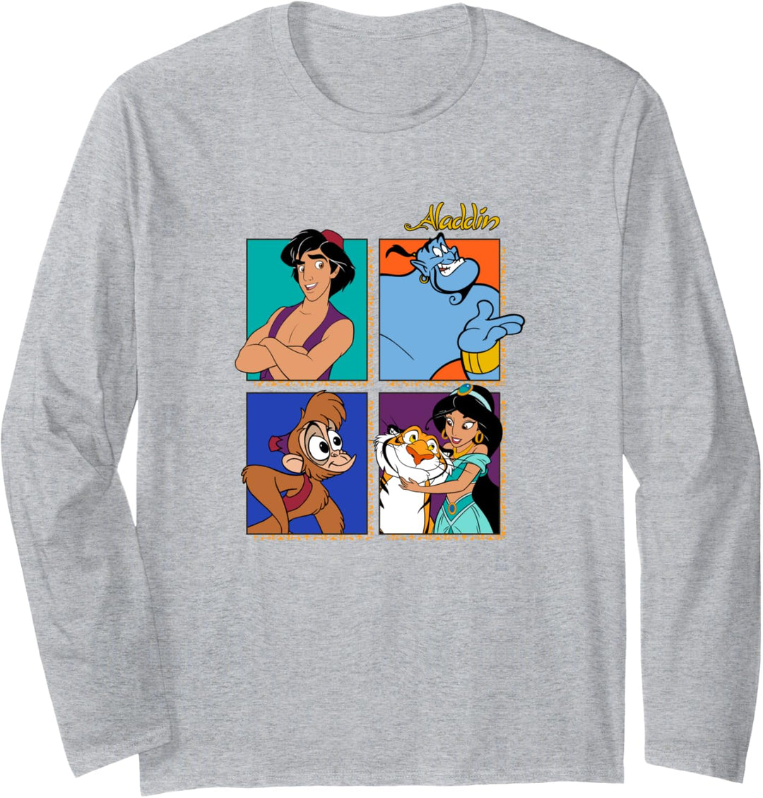 Disney Aladdin Group Shot Box Up Langarmshirt
