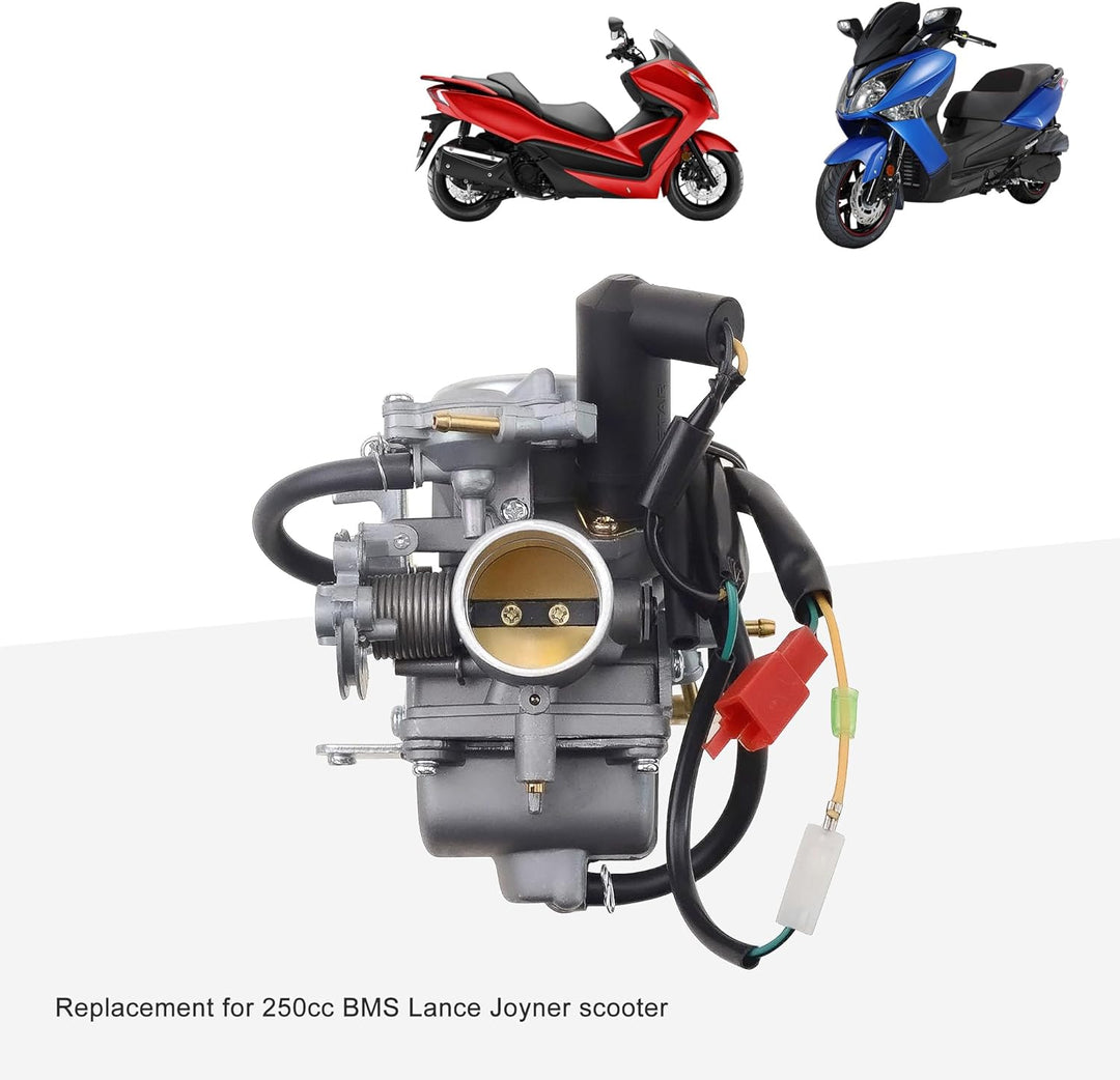 GOOFIT CF250 CH250 CN250 Vergaser Ersatz für GY6 250cc ATV Viererkabel Moped Go Kart