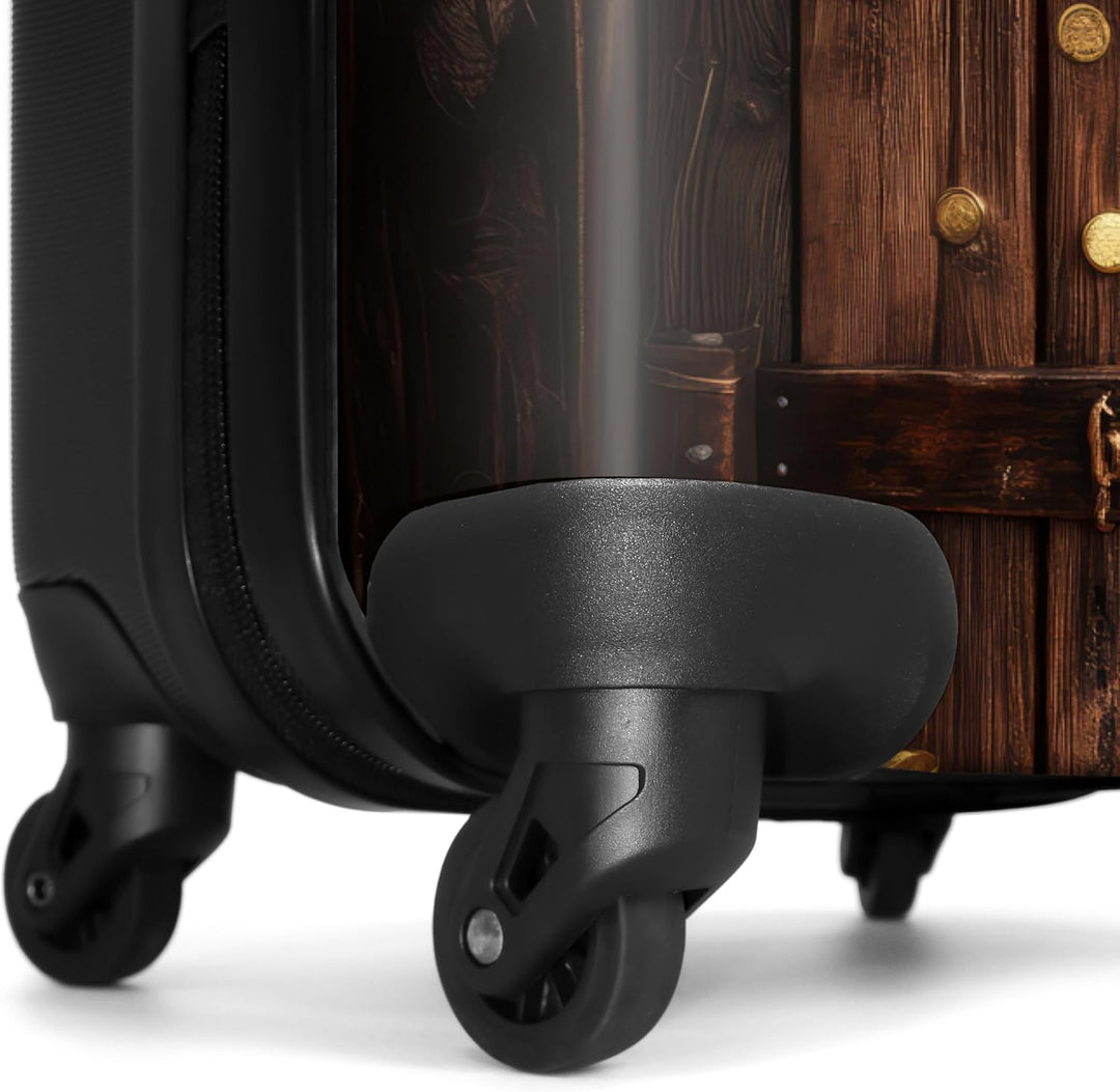 Koffer Mittelgross 67x43x25 cm Hartschalenkoffer L Trolley Rollkoffer 4 Rollen Leicht Hartschale Mit