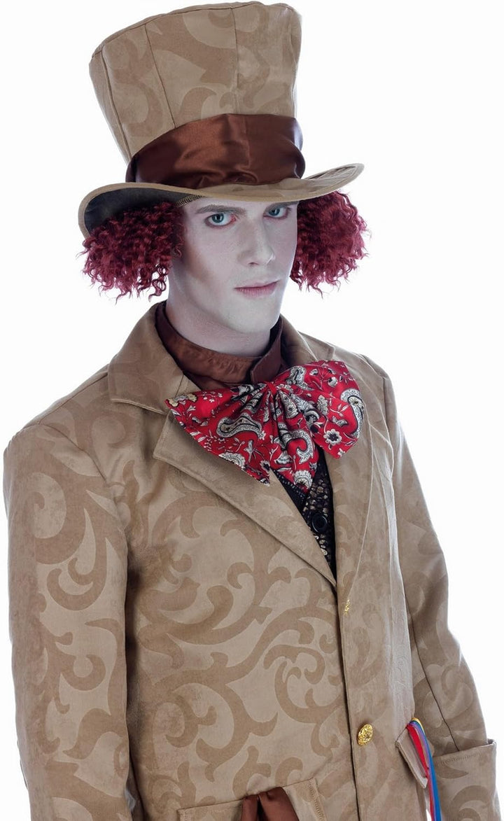 Fun Shack Kostüm Mad Hatter für Herren, Perfekt für Karneval und Fasching, Inklusive Hut und Accesso