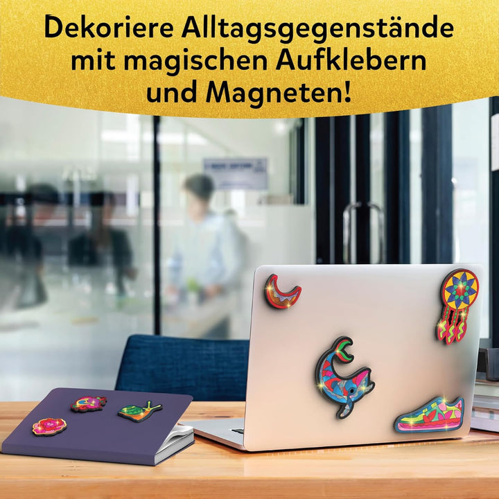 Skillmatics Folienspass - Hübsche Muster, Osterkörbchenfüller, schmutzfreie Kunst, Magnete, DIY Bunt