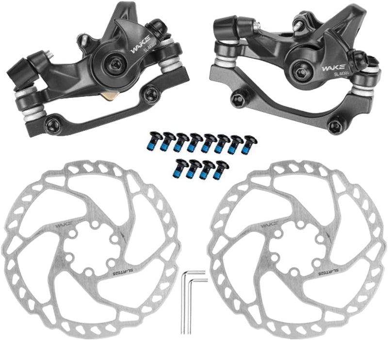 CYSKY MTB Mechanische Scheibenbremsen Vorne Hinten Bremsen Bremssattel 160 mm Rotor Bremsen Kit Mech