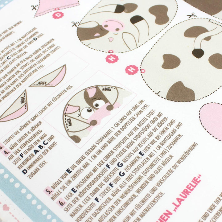 kullaloo KINDERLEICHT - Cut & Sew Stoff als Panel auf Popeline/Baumwolle zum selber Nähen (Happy Far