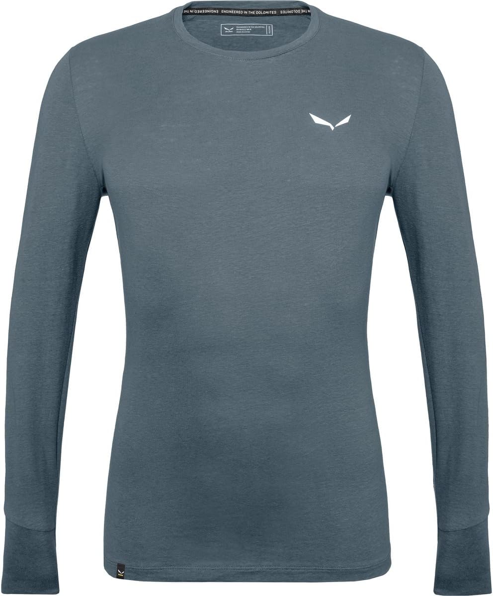 Salewa Herren Lavaredo Hemp M L/S Tee Langarmshirt S Java Blue, S Java Blue
