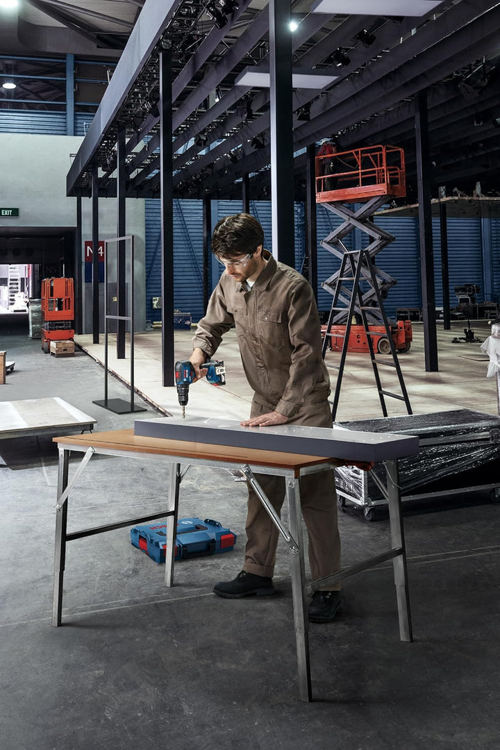 Bosch Professional 06019H5302 Akku Schlagbohrmaschine GSB 18V-55 (ohne Akku, 18 Volt System, im Kart