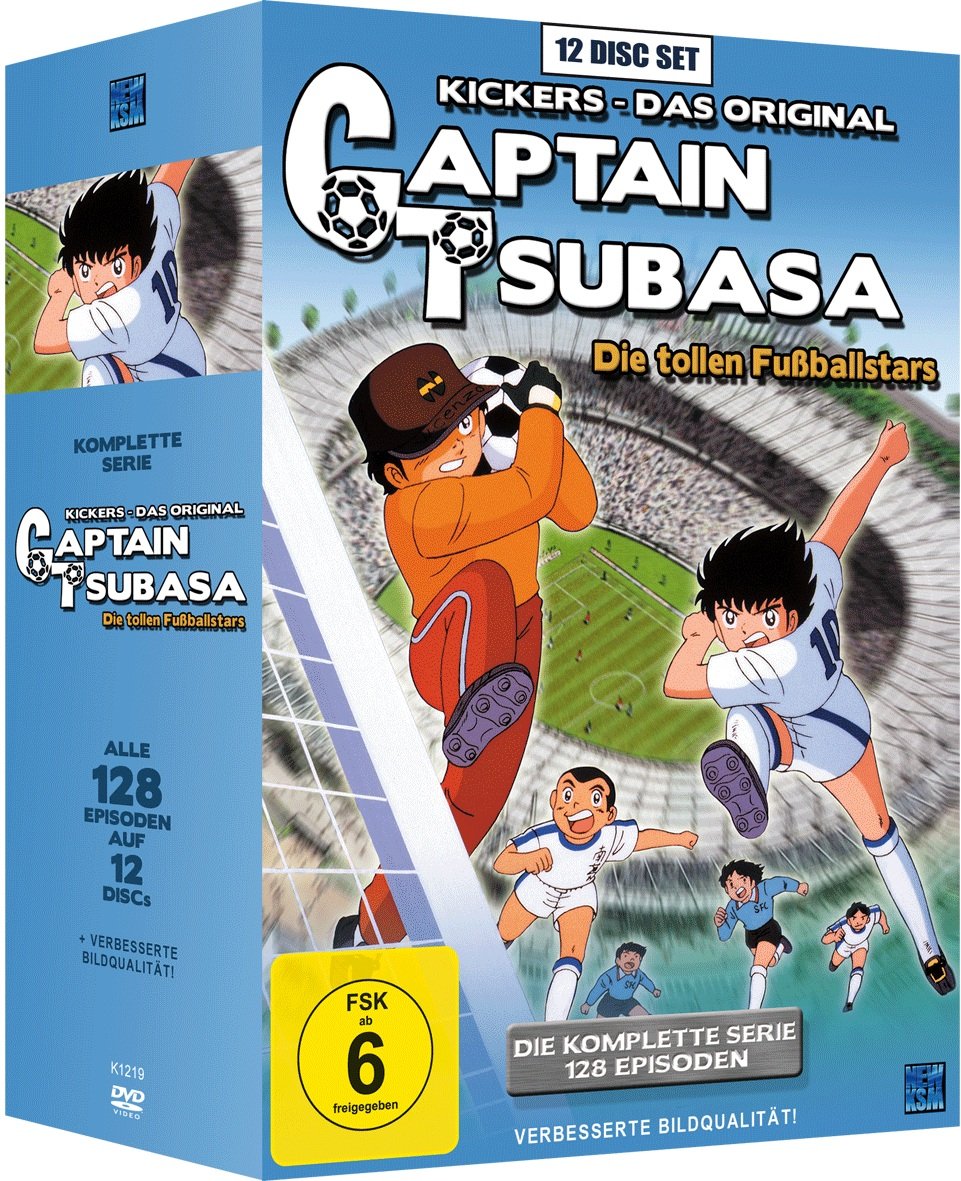 Captain Tsubasa: Die tollen Fussballstars - Die komplette Serie [12 DVDs], DVD