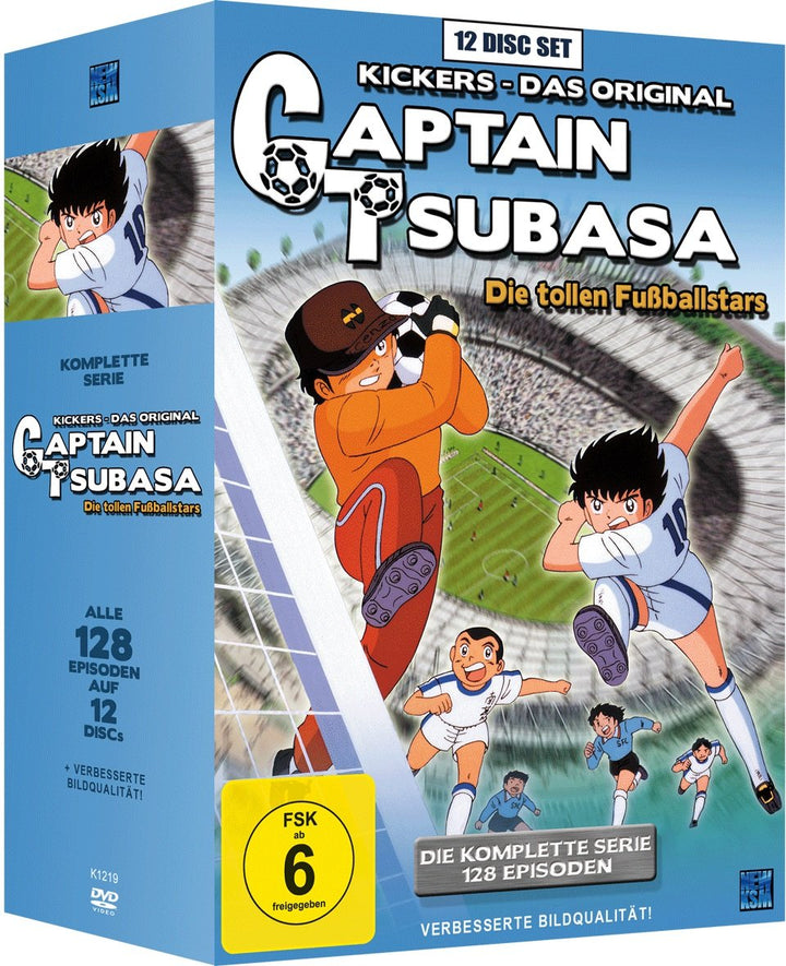 Captain Tsubasa: Die tollen Fussballstars - Die komplette Serie [12 DVDs], DVD
