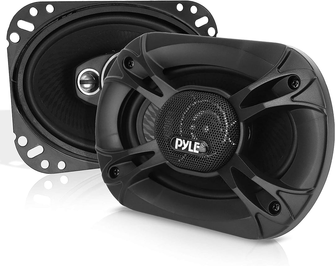 Pyle 4-Wege Universal Auto Lautsprecher - 500W 6x9 Quadraxial, Hochleistungs Audio, PL61984BK (Paar)