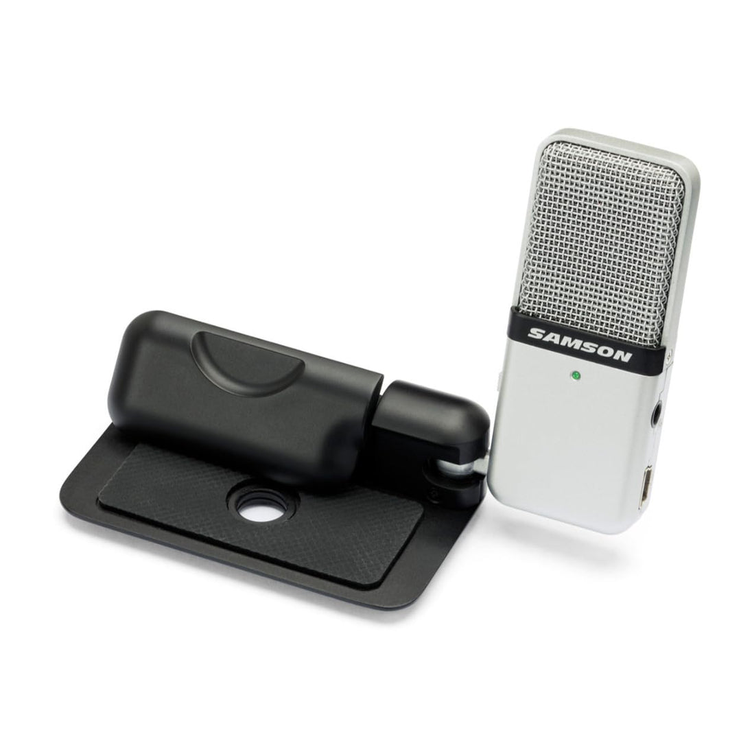 Samson Go Mic Clip-On USB Mikrofon f1/4r Laptop Computer silber