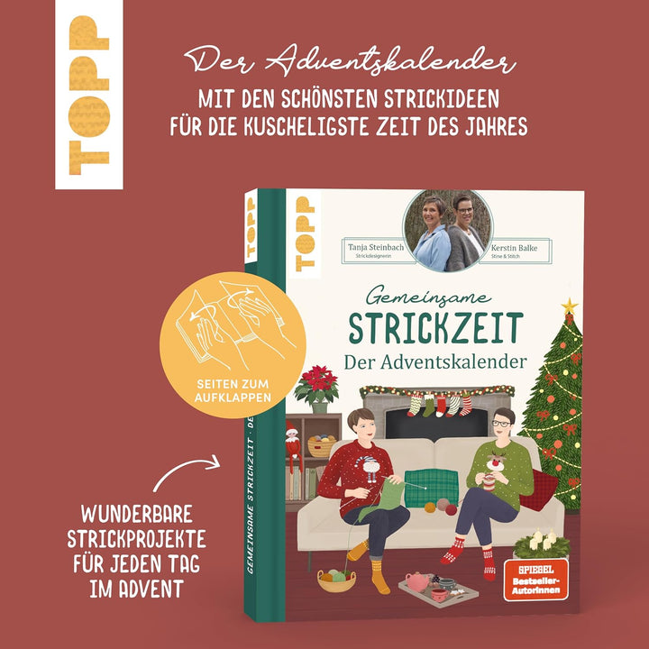 Gemeinsame Strickzeit. Der Adventskalender.: Unser Strickbuch für die Weihnachtszeit, Gebundenes Buc