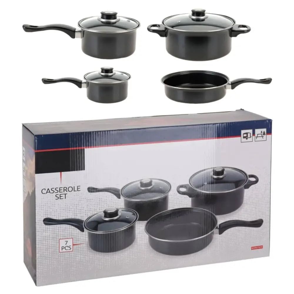 ESMALT Kochgeschirr, 7-teilig