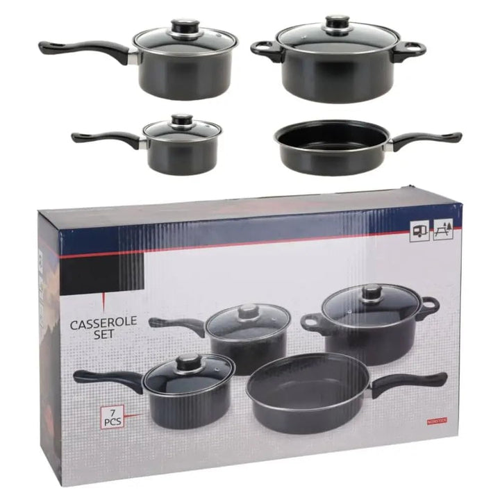 ESMALT Kochgeschirr, 7-teilig