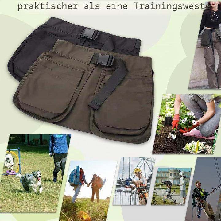 Hundetrainer-Leckerli-Tasche mit abnehmbaren Taschen, handfreier Taillengürtelclip, Hundeführer-Trai
