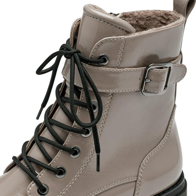 Tamaris Stiefelette 1-25289-41 normal 37 EU Taupe Patent, 37 EU Taupe Patent