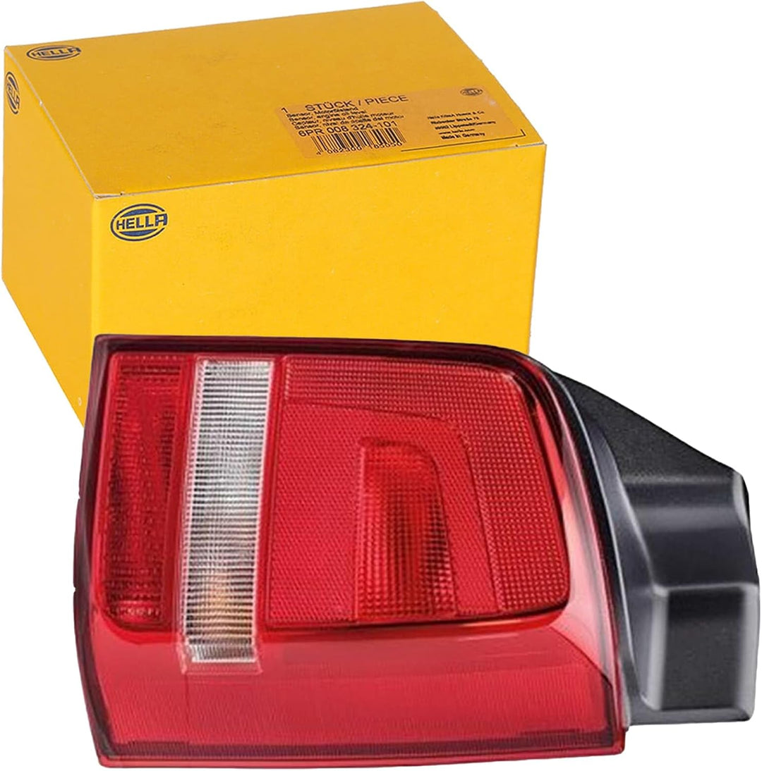 HELLA 2SK 010 318-081 Heckleuchte - Glühlampe - glasklar/rot - rechts - für u.a. VW T5 (7Hb,7Hj,7Eb,