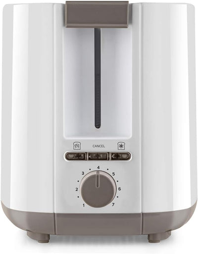 Taurus Mytoast II - Zwei-Schlitz-Toaster | 750W | Funktionen Stopp | Wiederaufwärmen und Auftauen |