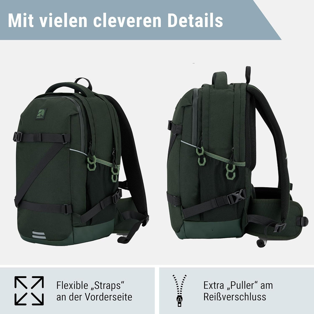 AUDETIC Schulrucksack Mädchen & Jungen Teenager - Cosmo - Schulranzen für Klasse 5 - Ergonomische Sc