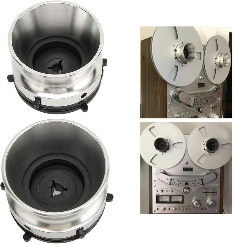 Nab Reel Hub Adapter, 1 Paar Aluminium 10 Zoll Reel to Reel Tonbandgeräte für Studer ReVox, für Akai