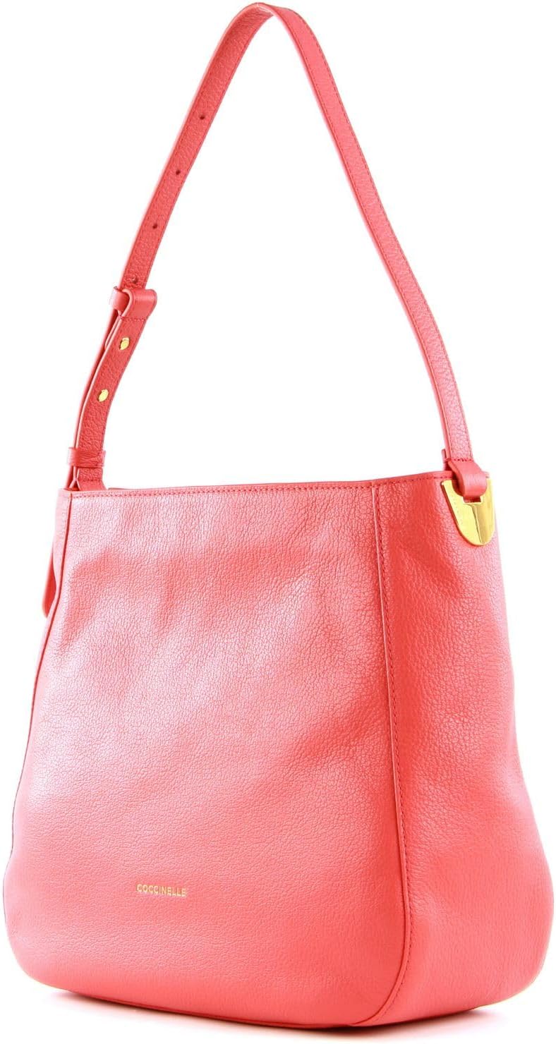 Coccinelle Lea Handbag Coral Red