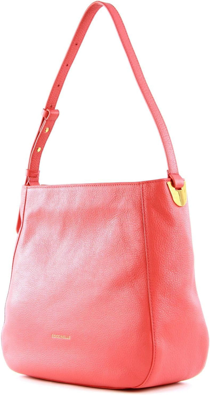 Coccinelle Lea Handbag Coral Red