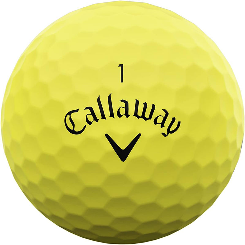 Callaway Supersoft Golfbälle 2023 Gelb, Gelb