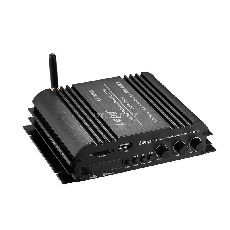 Nobsound Lepy Hi-Fi Stereo Multimedia 4-Channel Bluetooth Power Amplifier Audio Amp Booster USB SD D