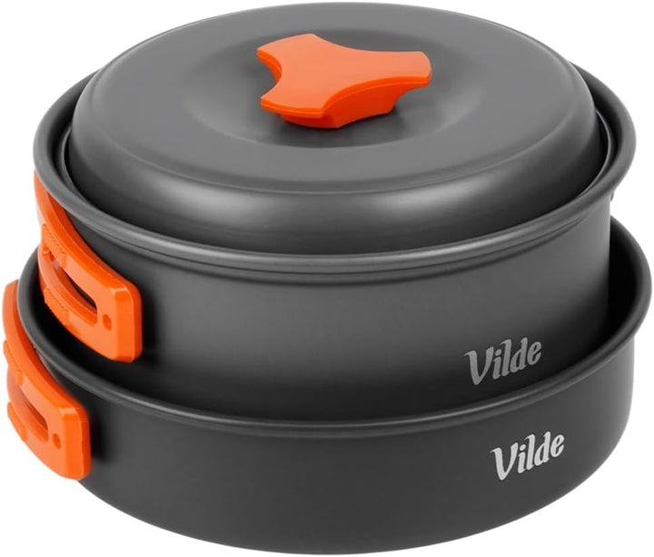 Vilde Camping Kochgeschirr Set Aluminium 10 teilig