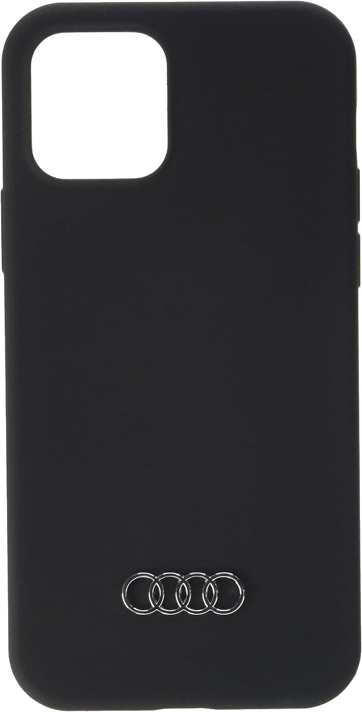 Audi 3222100100 Smartphone Case Cover Hülle Handy Ringe Logo, schwarz