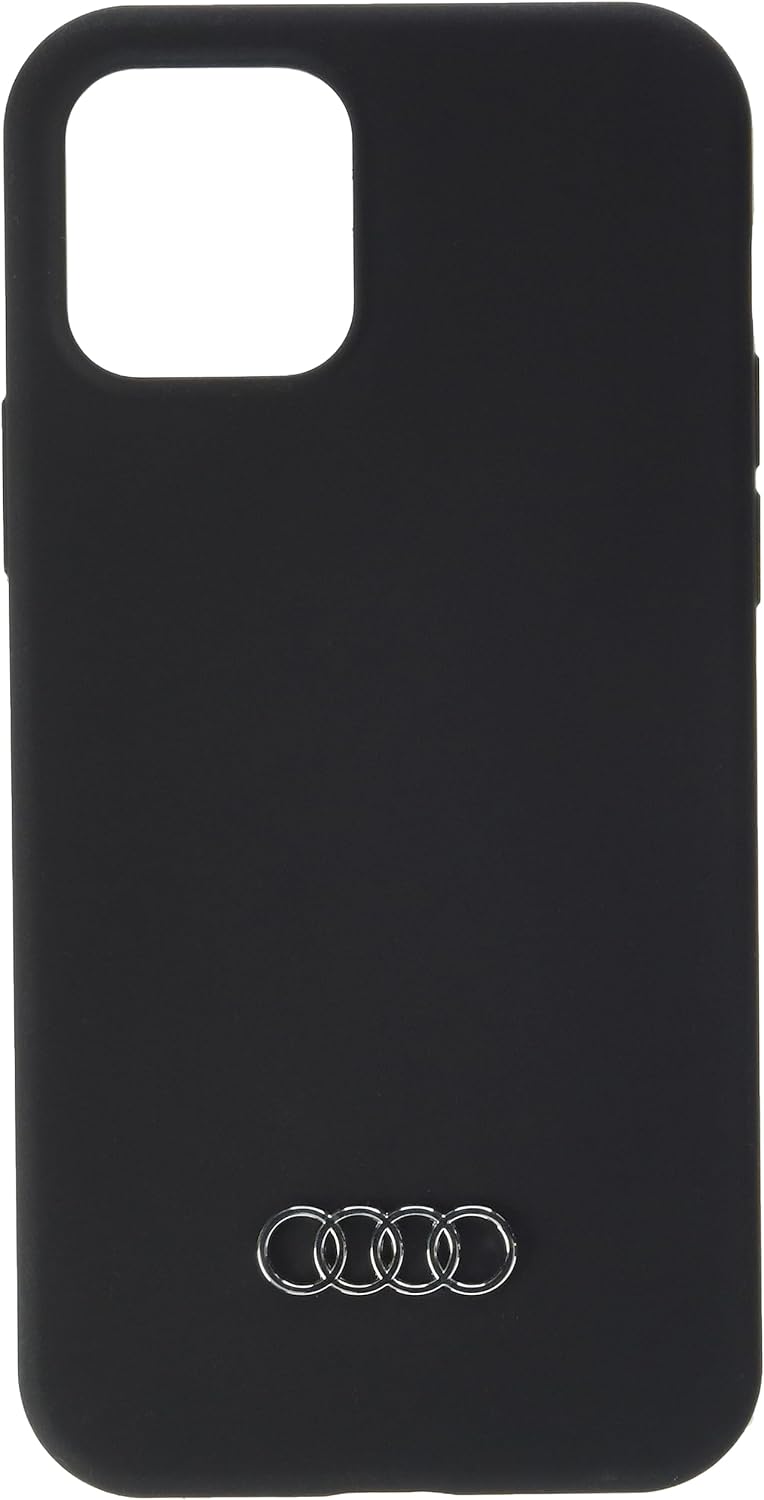 Audi 3222100100 Smartphone Case Cover Hülle Handy Ringe Logo, schwarz