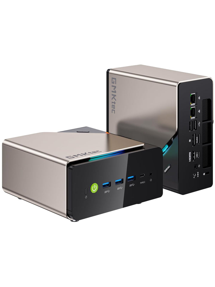 GMKtec EVO-T1 AI Mini PC Intel Ultra 9 285H, 64G DDR5, 2T M.2 PCIe 4.0 SSD(max. 128 GB + 24TB), 99 T