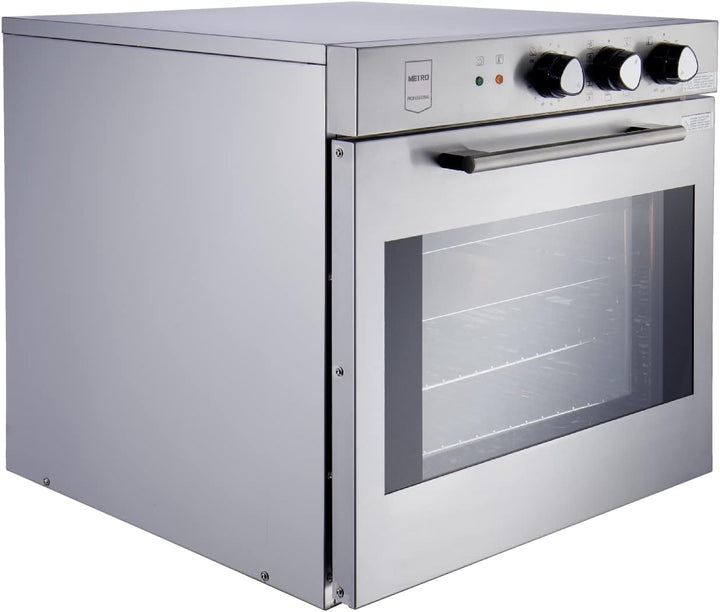 METRO Professional Umluft-Backofen GCO2001, Edelstahl, 59 x 70,5 x 59 cm, 2800 W, 4 Gararten, 2 x Ba