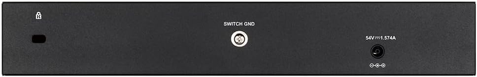 D-Link DGS-1210-10P/E 10-Port Gigabit Smart+ Switch (10 Port, 2x SFP, 20 Gbps Switching Capacity, 65