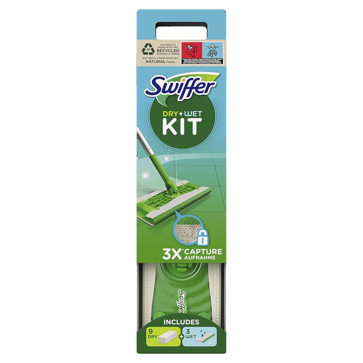 Swiffer Bodenreiniger Starter Kit mit 9+3 Nachfüllungen