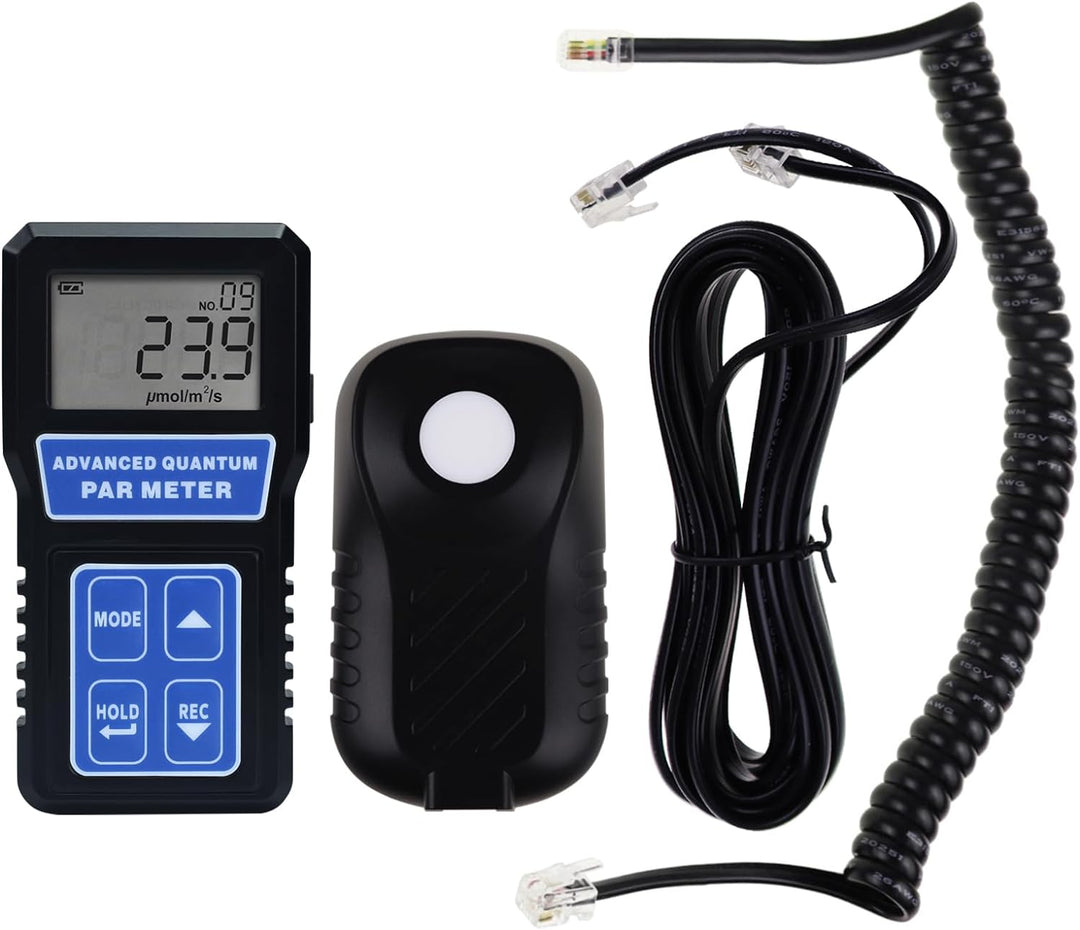 Handheld Digital Light Meter PAR Meter Photo Synthetic Active Radiation PPFD Tester for Plant Lighti