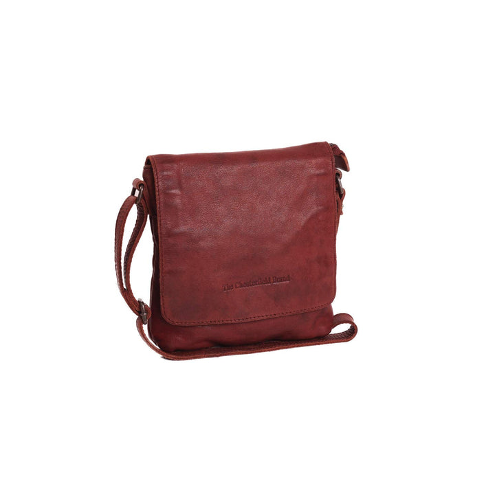 The Chesterfield Brand Leder Umhängetasche Rot Clermont