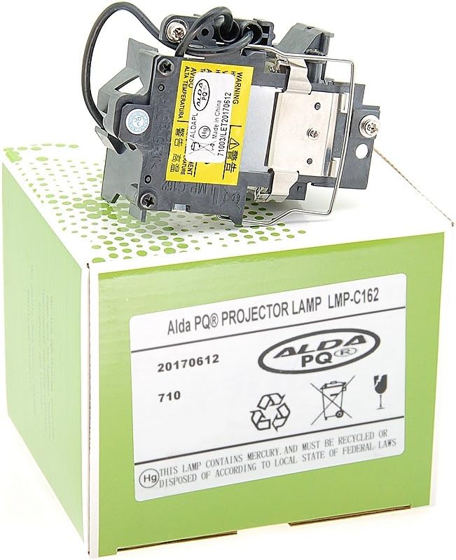 Alda PQ Premium, Beamer Lampe kompatibel mit Sony EX3, EX4, CS20, VPL-CX20, VPL-EX3, VPL-EX4, LMP-C1