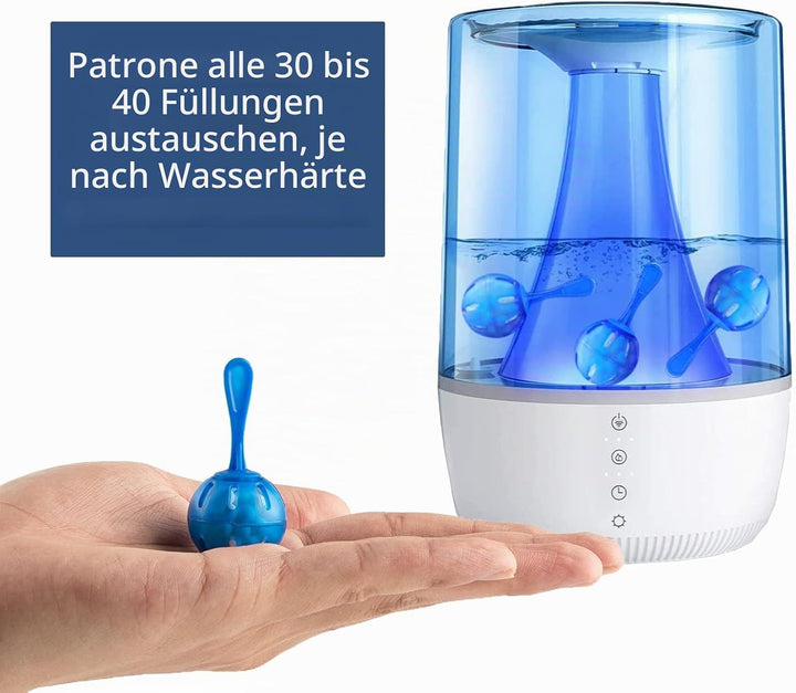 10 Stück Luftbefeuchter-Reiniger, Entmineralisierungs-Reinigungsball, funktioniert in allen Luftbefe