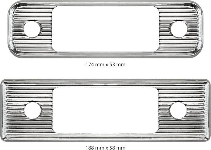 Blaupunkt Frankfurt Stereo Classic, 1-DIN Autoradio, Oldtimer-Design mit verchromter Metallfront im