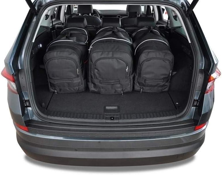 KJUST Dedizierte Kofferraumtaschen 5 stk kompatibel mit SKODA KODIAQ I 2017+