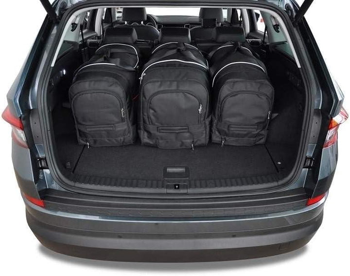 KJUST Dedizierte Kofferraumtaschen 5 stk kompatibel mit SKODA KODIAQ I 2017+