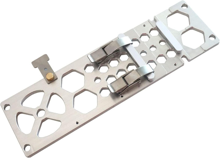 CDIYTOOL 340 mm Spursägen-Vierkant, silberfarben, rechtwinklig, Kreissägeführung, Winkelanschlag, ko